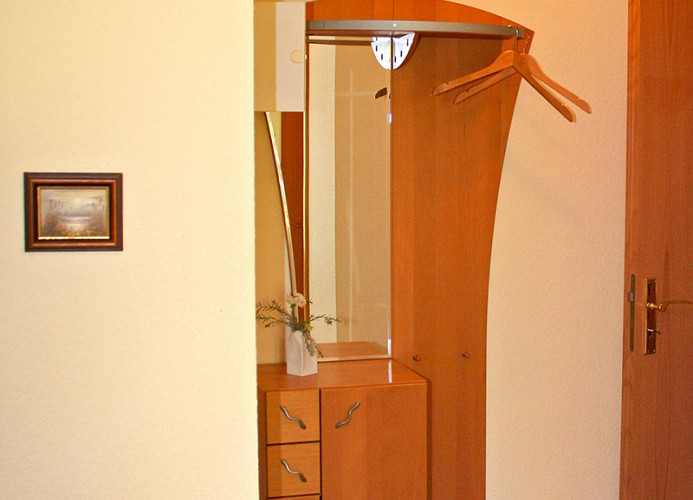 Garderobe im Flur