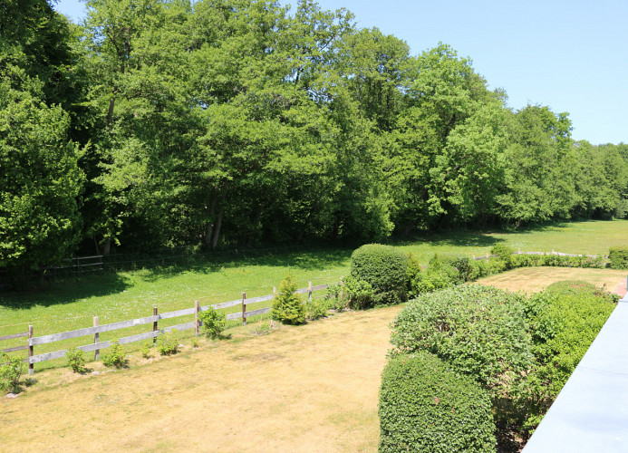 Blick vom Balkon