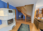 Kamin und Treppe zum Obergeschoss