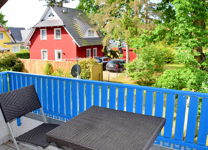 Blick vom Balkon