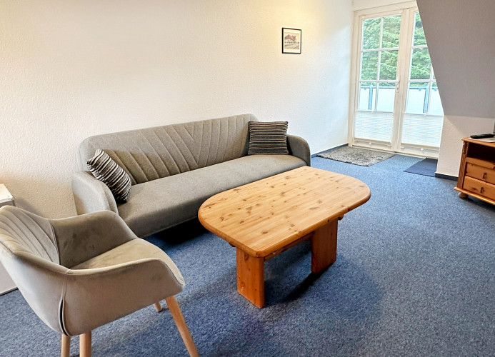 Zugang zum Zimmer über eine Außentreppe