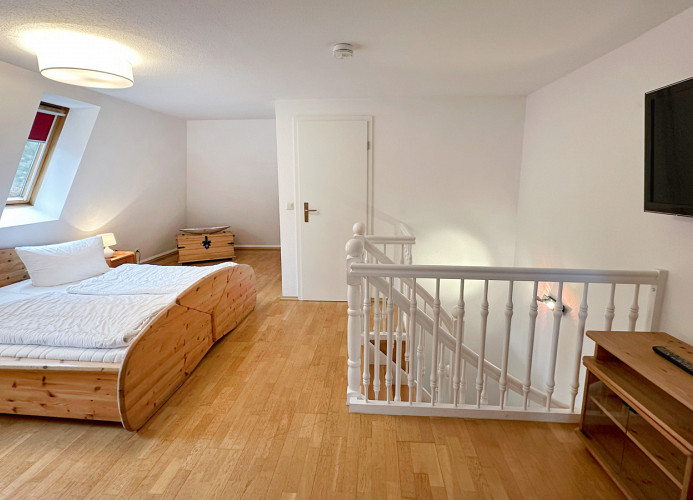 zweiter Wohn- und Schlafbereich im Dachgeschoss