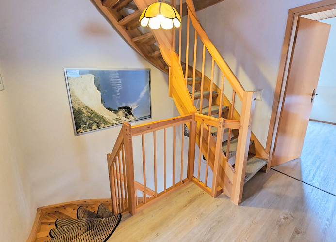 Treppe ins Dachgeschoß
