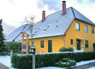 Außenansicht mit Schnee im Winter