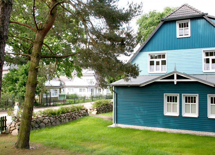 Westseite des Hauses