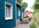 Terrasse auf der Südseite des Hauses