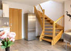 Treppe zum Schlafbereich