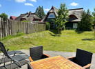 Blick in den Garten auf der straßenabgewandten Seite