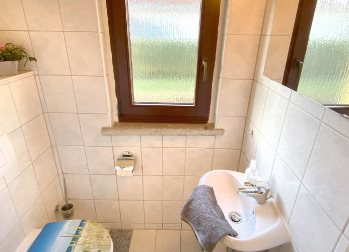 Gäste-WC im Erdgeschoss